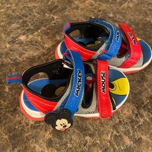 Mickey Mouse Sandals Size 6